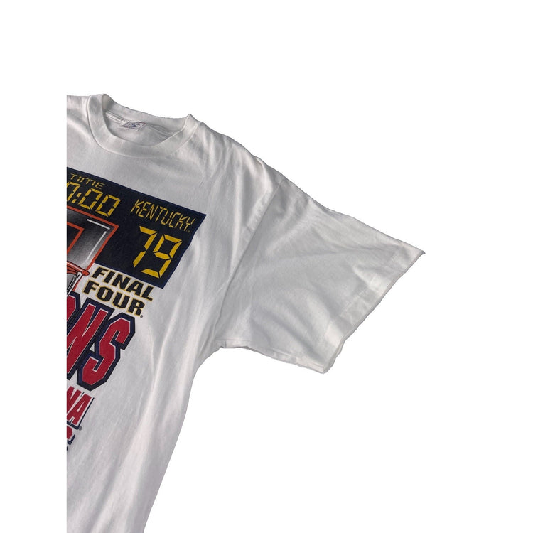 Mens Vintage Delta 1997 NCAA Champions Arizona Wildcats White T Shirt SIZE L