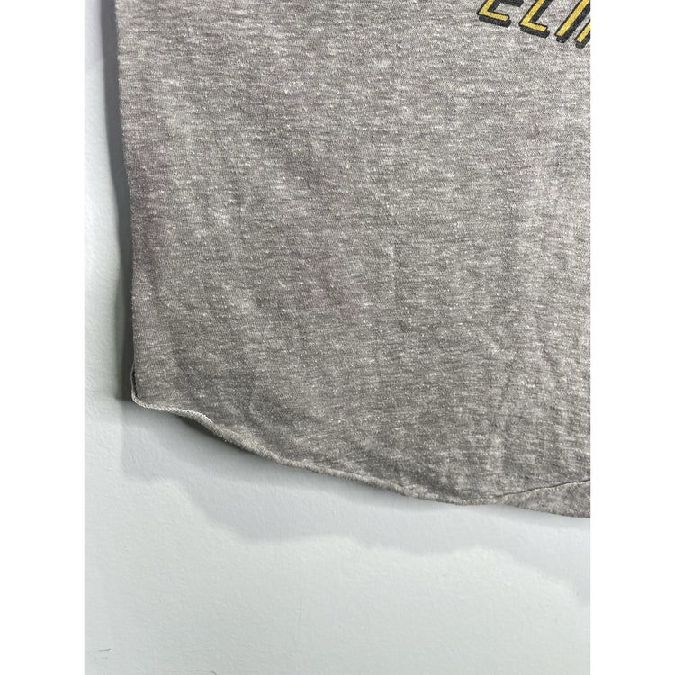 Men’s Vintage 80s Gray And Black Long-sleeve ZZ Top Eliminator Tour Sz Large