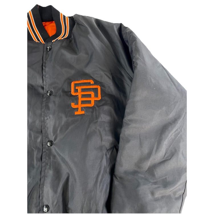 Vintage San Francisco Giants Satin Varsity Jacket MLB Baseball Size S