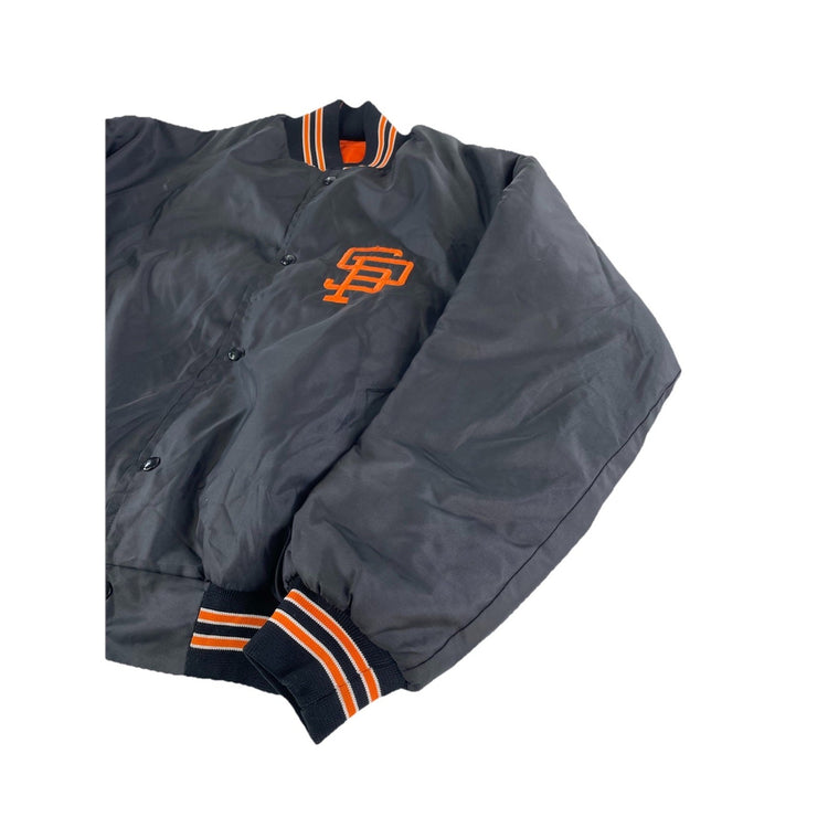 Vintage San Francisco Giants Satin Varsity Jacket MLB Baseball Size S