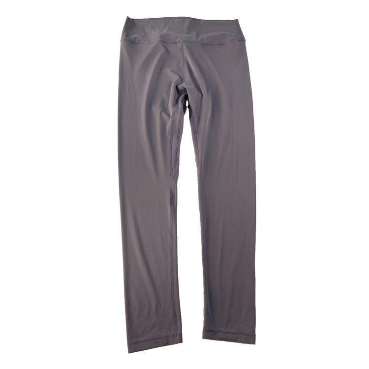 Women's Lululemon High Rise Solid Purple Grey Athletic Leggings Size 10