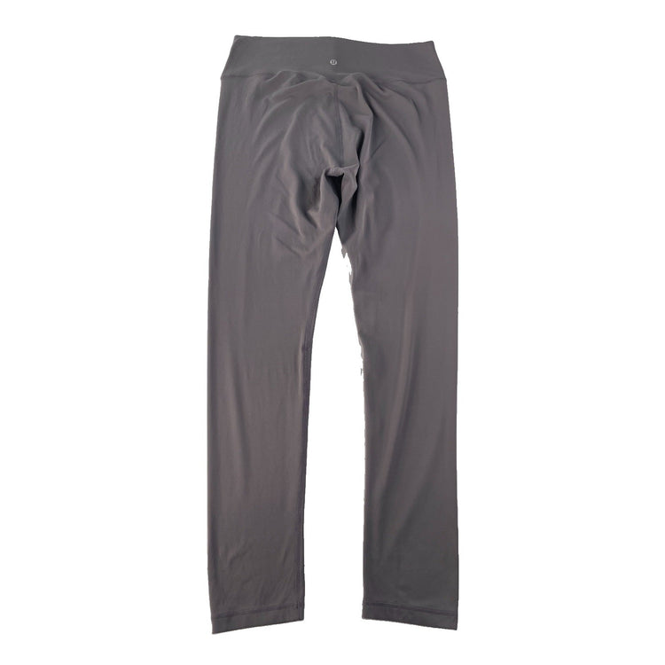 Women's Lululemon High Rise Solid Purple Grey Athletic Leggings Size 10
