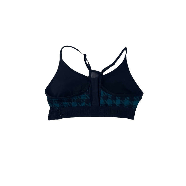 Womens PINK Victoria Secret Buffalo Pattern Sports Bra Size M
