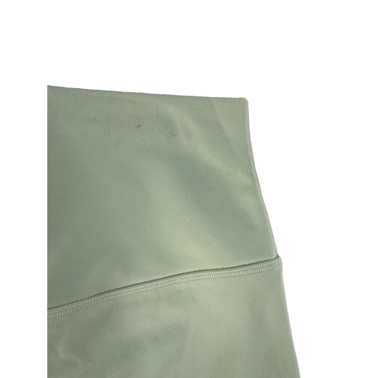 Women's Lululemon Athletica High-Rise Bike Shorts, Light Green Size 6