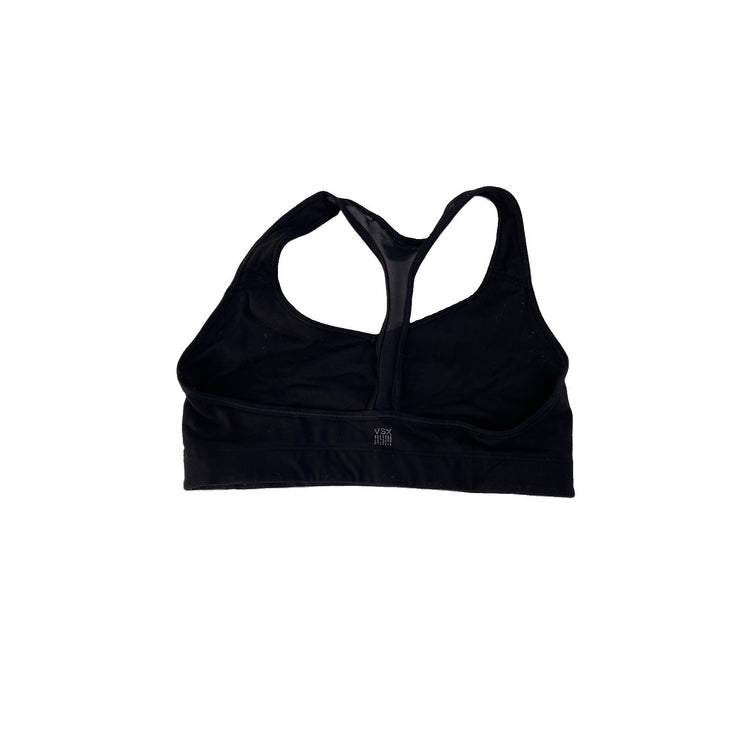 Womens Victorias Secret VSX Black Sports Bra Size Medium