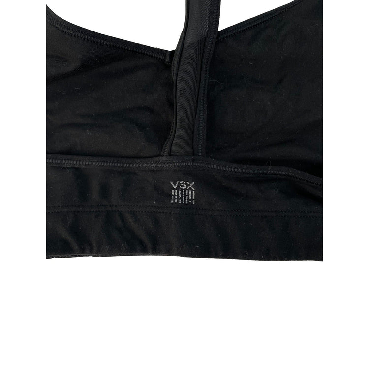 Womens Victorias Secret VSX Black Sports Bra Size Medium