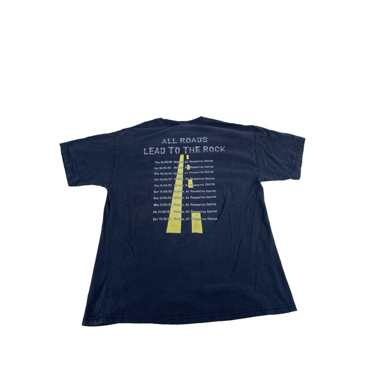 Mens Vintage Hanes 2007 Bon Jovi Lost Highway Tour T-Shirt Size Large