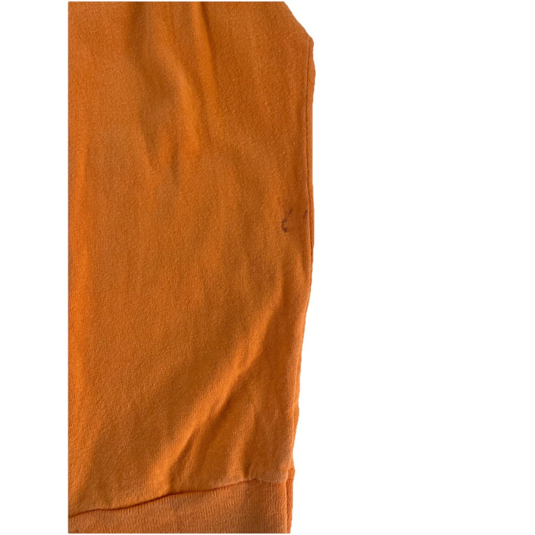 Womens Harley Davidson Orange Longsleeve Wide Neck Shirt Size 1Xl