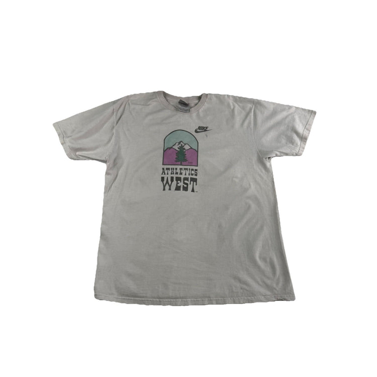 Mens 2000s Nike Athletic West T-shirt Size XL