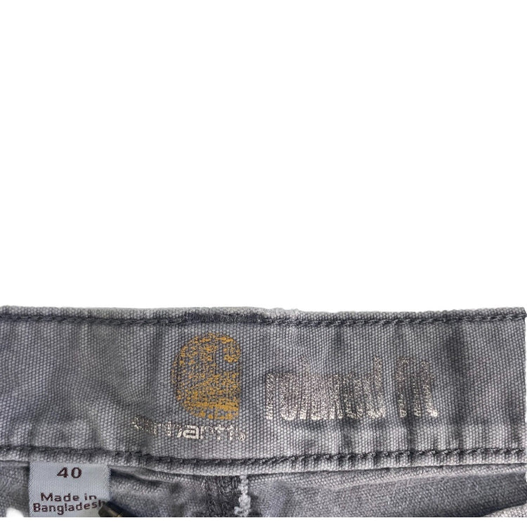 Mens Carhartt Gray Relaxed Fit Cargo Shorts Size 40