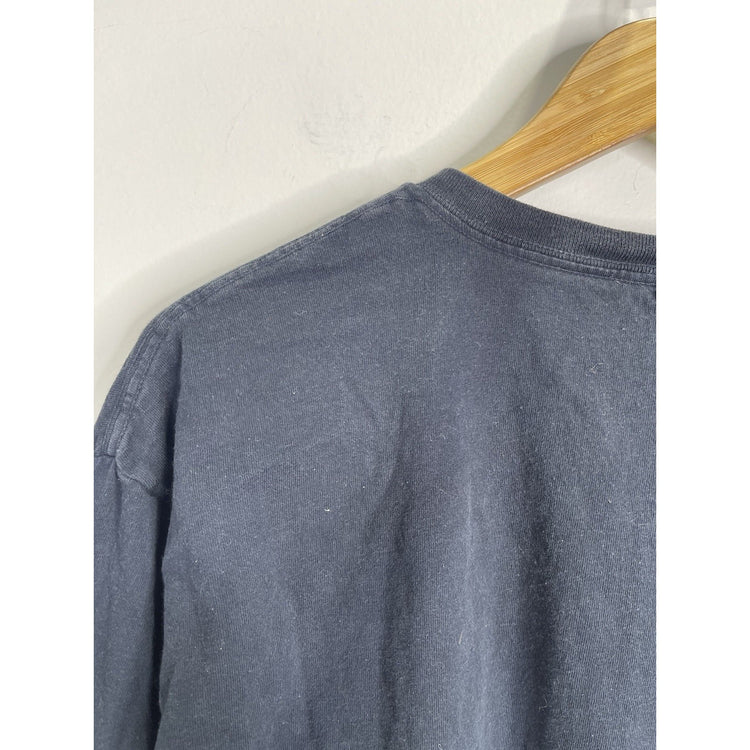 Men’s VTG Navy Blue Ralph Lauren Polo Jeans T Shirt Panthers NFL Design Sz XL