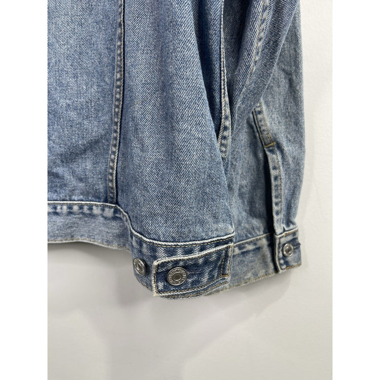 Men’s Vintage Levi Strauss & Co. Relaxed Light Blue Denim Trucker Jacket Sz 2XL