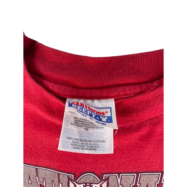 Mens Vintage 90s Hanes Arizona Wildcats 1997 National Champions T Shirt Size XL