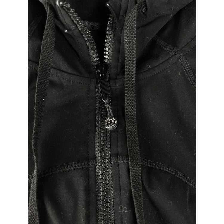 Womens Lululemon Black Hooded Define Full Zip Hoodie Size S