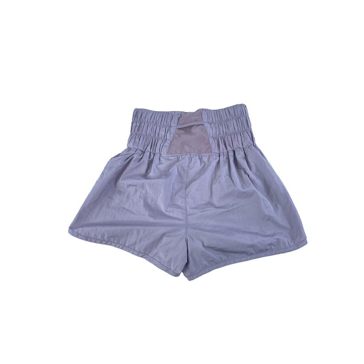 Women FP Movement Lavender "The Way Home" HighRise Athletic Running Shorts SizeS
