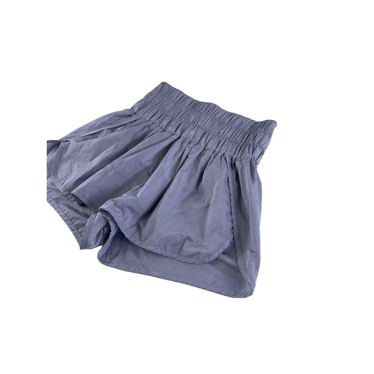 Women FP Movement Lavender "The Way Home" HighRise Athletic Running Shorts SizeS