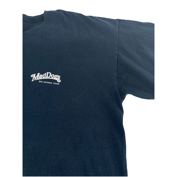 Mens Gildan Heavy Cotton Mad Dog San Antione Texas Bulldog Graphic Tee Size XL