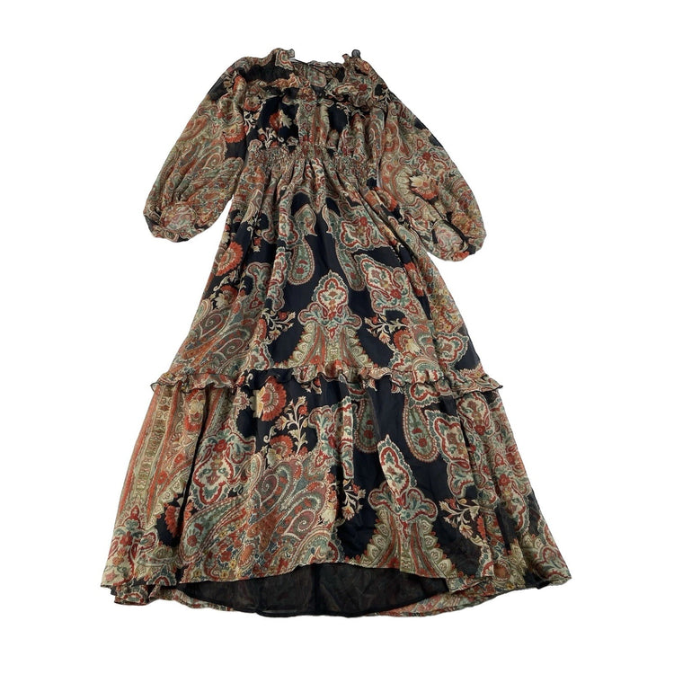 Womens Zara Paisley Print Dress Size Medium