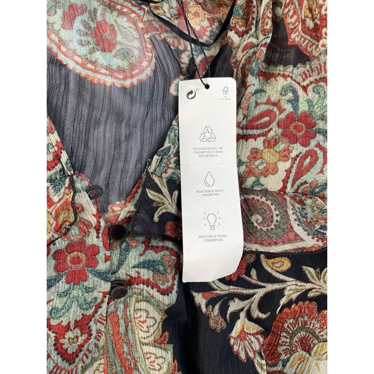 Womens Zara Paisley Print Dress Size Medium