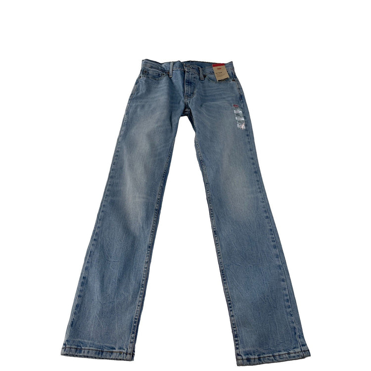 Mens Levis 511 Slim Fit Stretch Light-Meduim Wash Blue Jeans Size 30x32