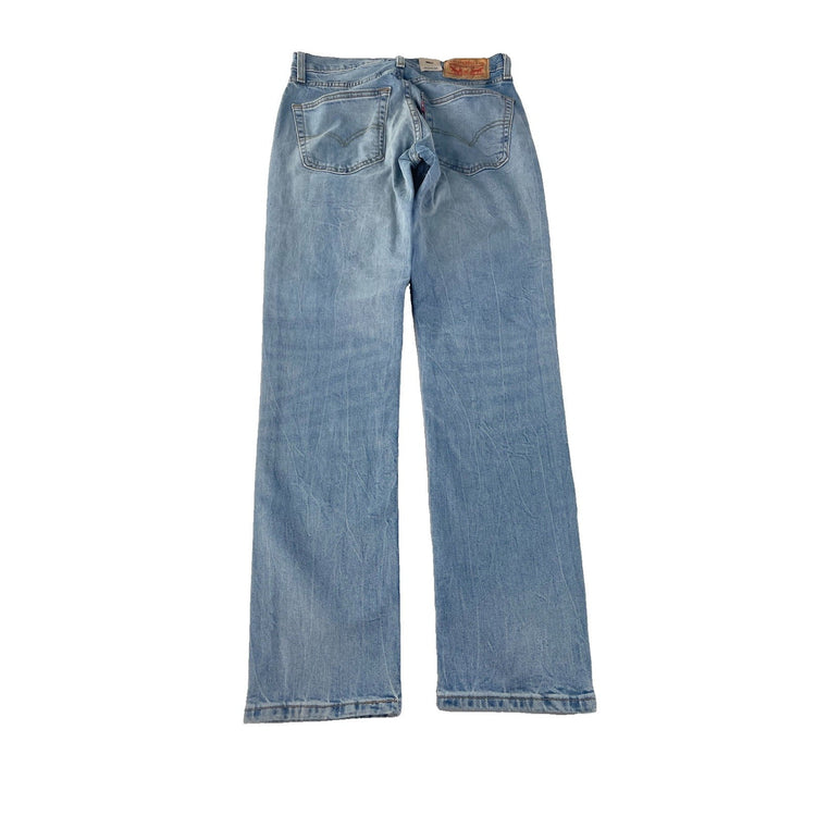 Mens Levis 511 Slim Fit Stretch Light-Meduim Wash Blue Jeans Size 30x32