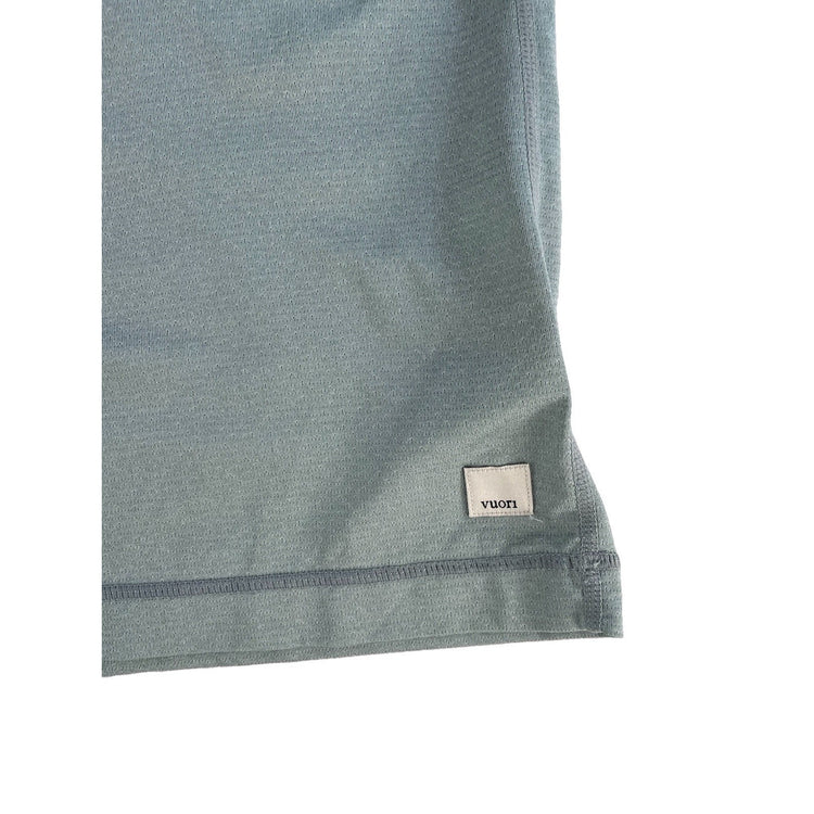 Men Vuori Sage Light Green Heathered Tradewind Performance Pocket T-Shirt Size L