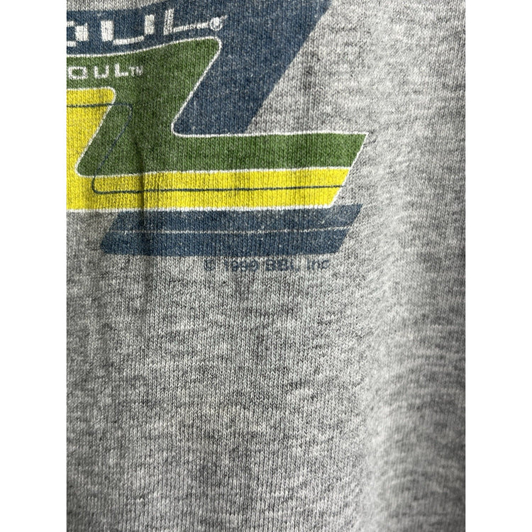 Men’s Vintage 90s Bo One Soul Gray Short Sleeve Graphic Print T Shirt Sz XL