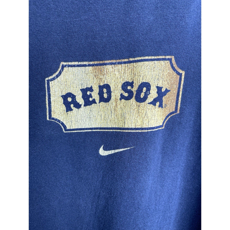 Vintage 00s Nike Center Swoosh Boston Red Socks T-shirt Size Xl