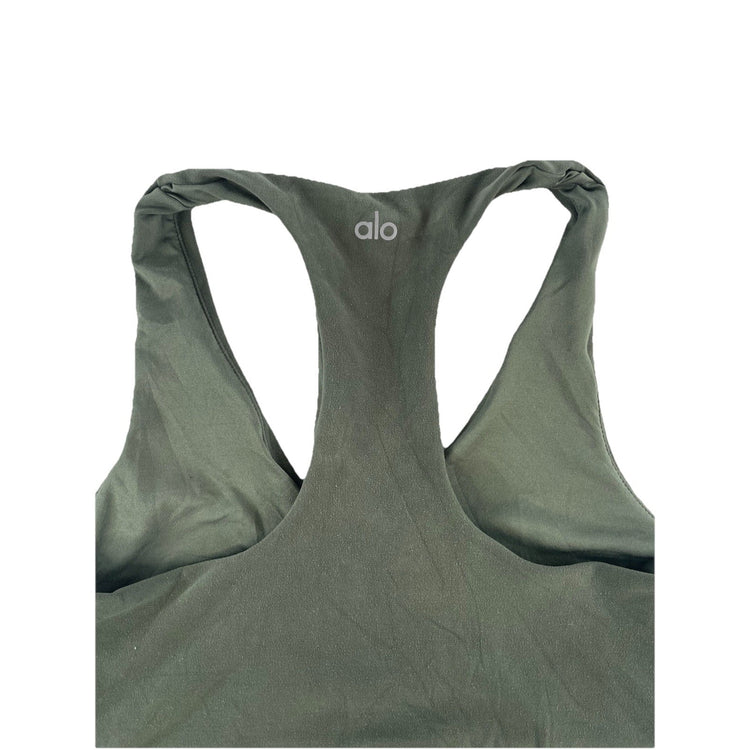 Women’s Green Alo Sports Bra Size Medium
