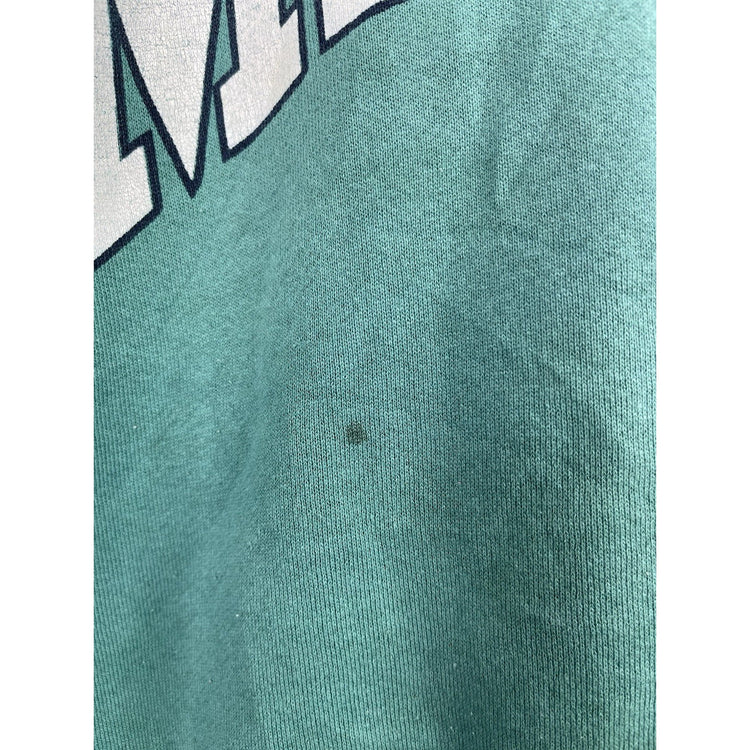 Vintage Men’s Heavyweight Lee Brand Blue Cyan Maine Sweatshirt Sz M