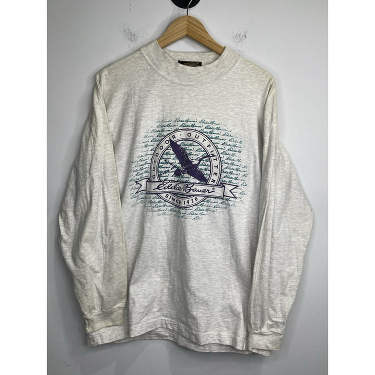 Vintage Made In Usa Eddie Bauer Long Sleeve T-shirt Size L