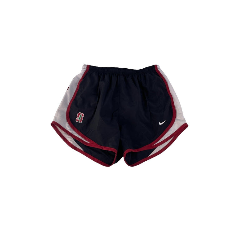 Women's Nike Stanford Cardinal Dri-Fit Athletic Running Shorts, Black, Size S