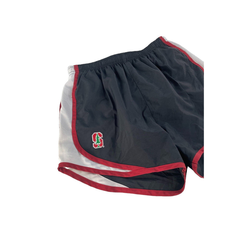 Women's Nike Stanford Cardinal Dri-Fit Athletic Running Shorts, Black, Size S
