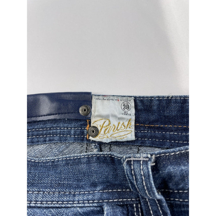Mens Parish Nation Jean Shorts Size 38