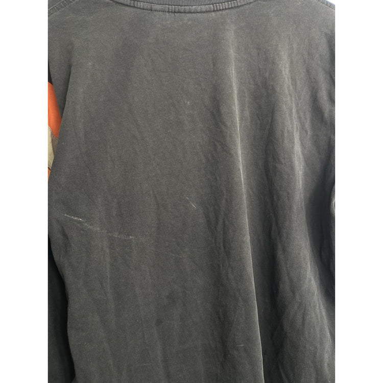 Vintage Y2K Men’s Harley Davidson Racing Orange Long Sleeve Size Large