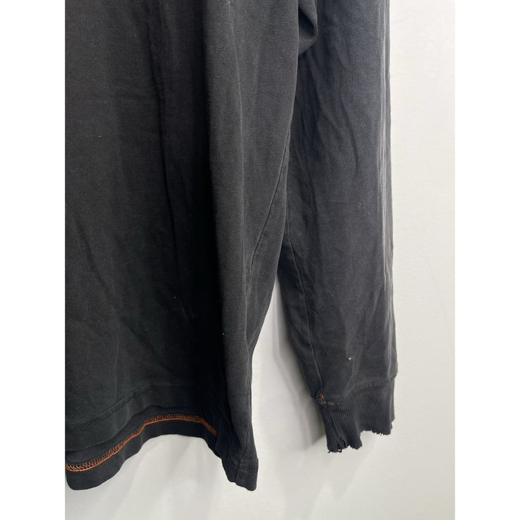 Vintage Y2K Men’s Harley Davidson Racing Orange Long Sleeve Size Large