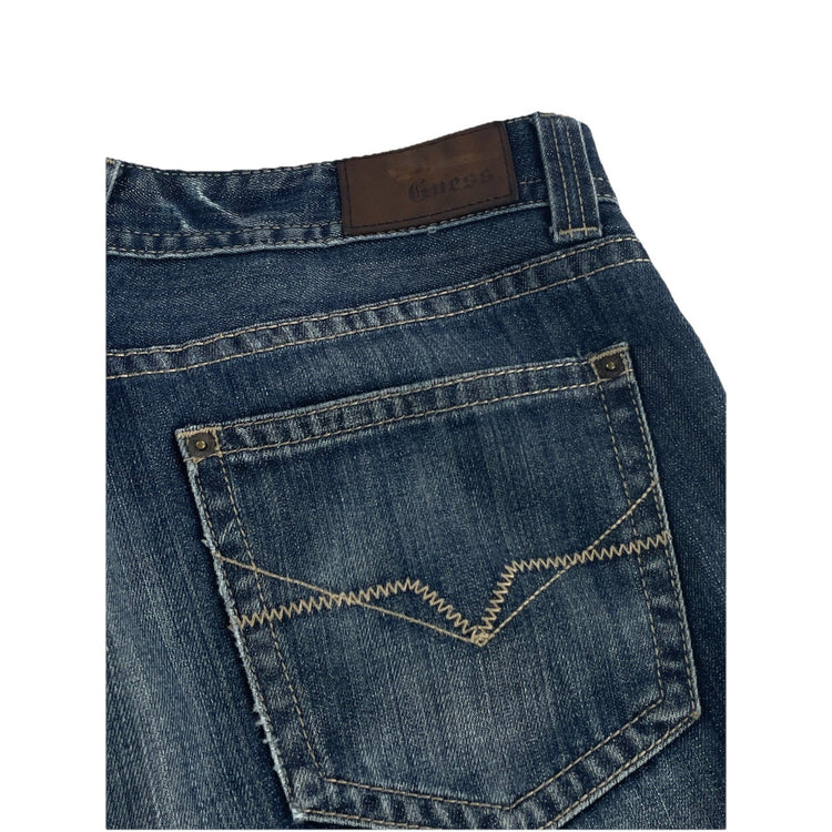 Mens 2000s Vintage Guess Straight Jeans Size 34