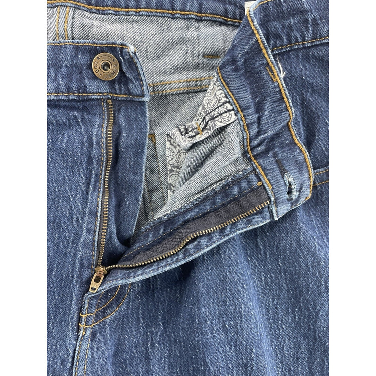 Men’s Cody James Relaxed straight Wide Leg Dark Wash Blue jeans Size 40x32