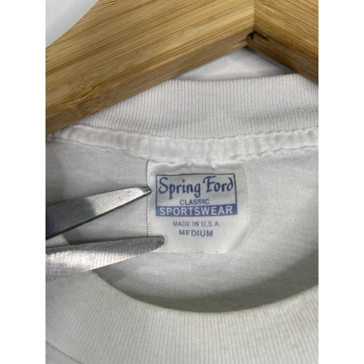 Authentic Vintage 1987 Genesis US & UK 80s Tour Band T-Shirt Size Medium