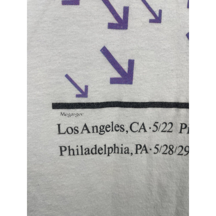 Authentic Vintage 1987 Genesis US & UK 80s Tour Band T-Shirt Size Medium