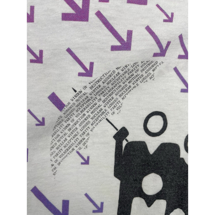 Authentic Vintage 1987 Genesis US & UK 80s Tour Band T-Shirt Size Medium