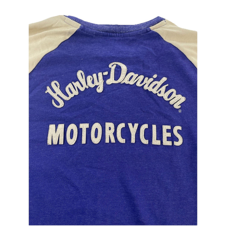 Men’s Harley Davidson Longsleeve Blue&Beige Sweatshirt Size Xl