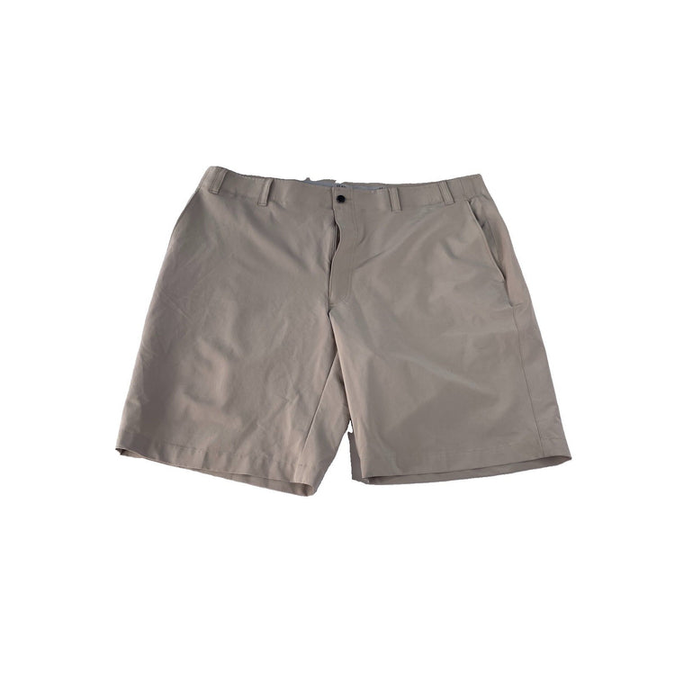 Mens Callaway Performance Flat Front Khaki Golf Shorts Size 40