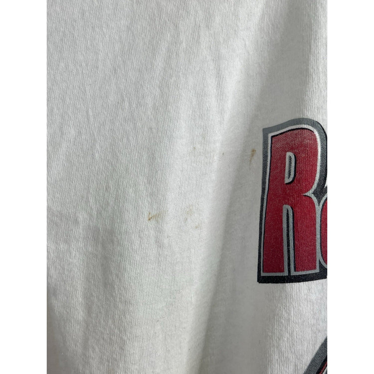 Mens Vintage Starter Chicago Bulls 1998 Repeat 3Peat NBA Champions T-shirt Sz XL