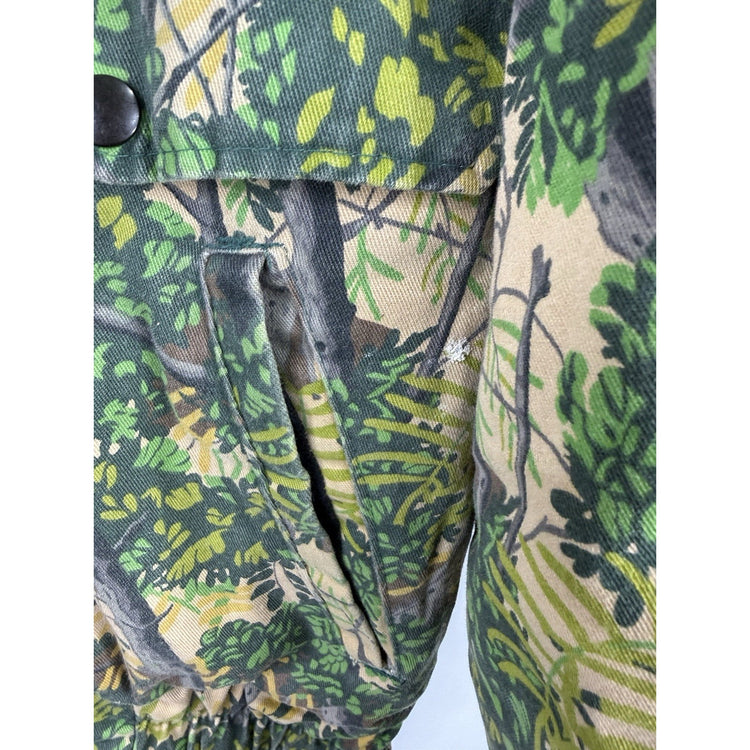 Vintage Bushlan Real Tree Camo Mens Lg Classic Hunting Zip-up Jacket Outdoors