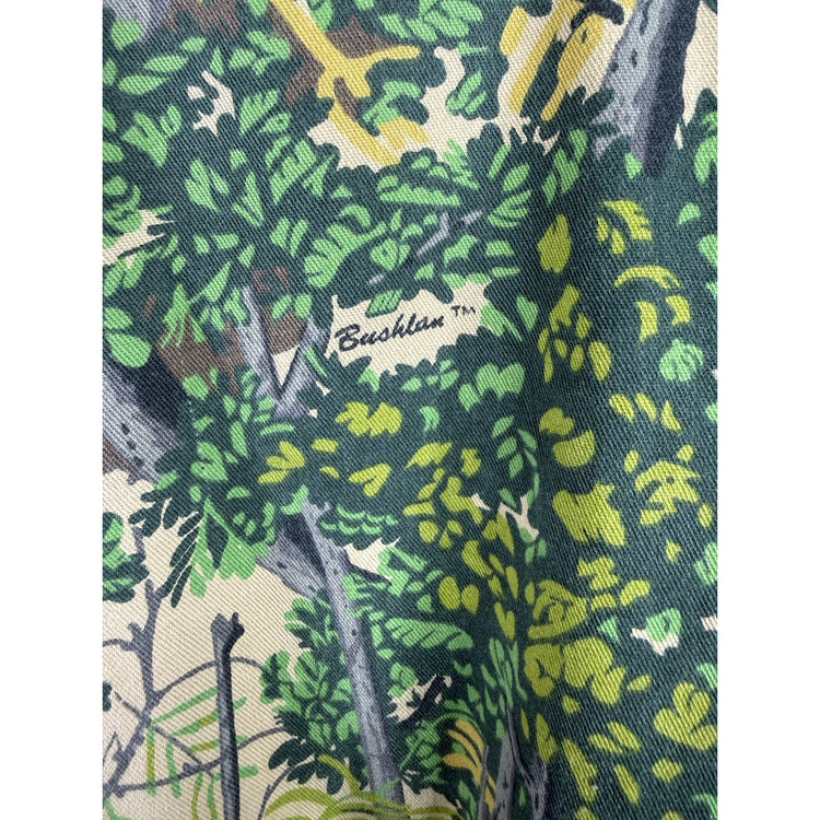 Vintage Bushlan Real Tree Camo Mens Lg Classic Hunting Zip-up Jacket Outdoors