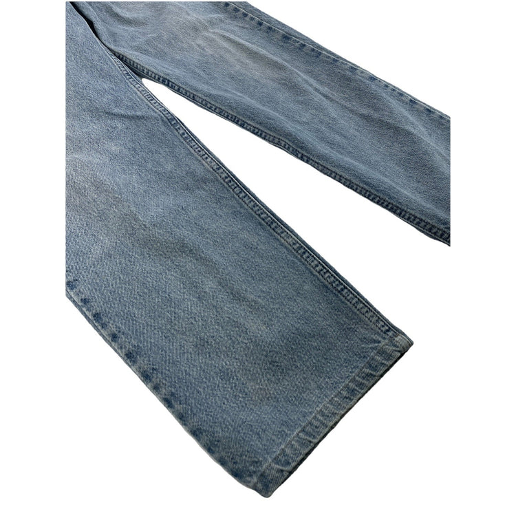 Mens Late 90s Vintage Tommy Jeans Straight Light Wash Jeans Size 31x32