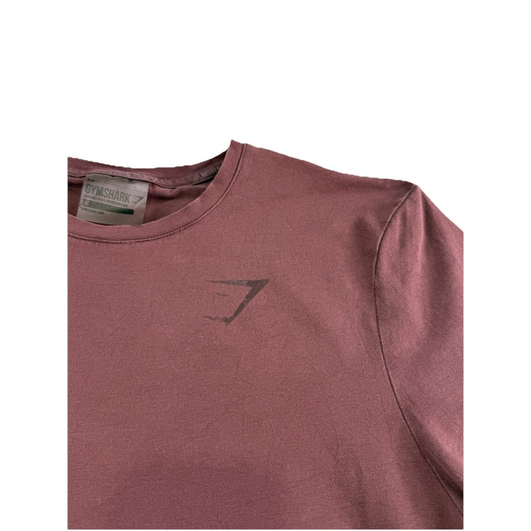 Womens Gymshark Maroon T-Shirt Size M