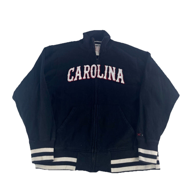 Men’s Vintage Press Box Black Full-Zip “Caroline” Print Jacket Size L