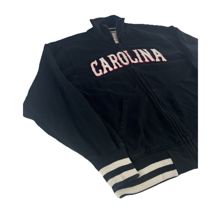Men’s Vintage Press Box Black Full-Zip “Caroline” Print Jacket Size L